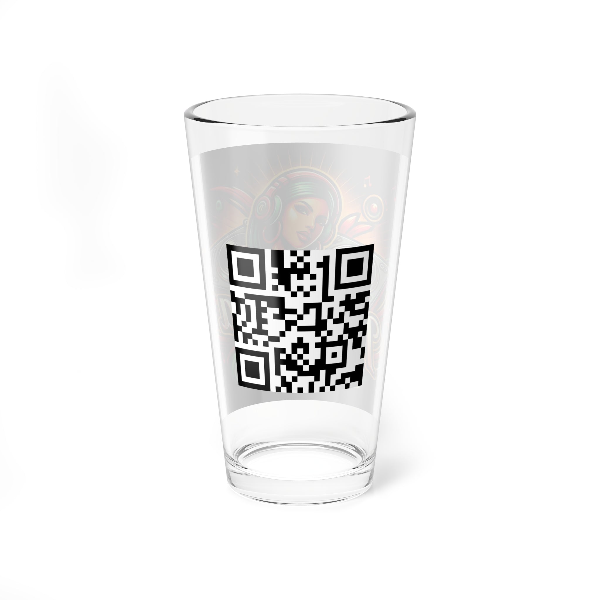 "DJ NicaFlava" Mixing Glass, 16oz